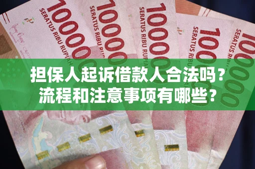 北京担保人起诉借款人合法吗？流程和注意事项有哪些？