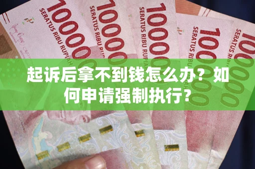 北京起诉后拿不到钱怎么办？如何申请强制执行？