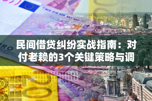 北京民间借贷纠纷实战指南：对付老赖的3个关键策略与调解盲区解析