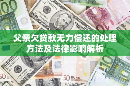 北京父亲欠贷款无力偿还的处理方法及法律影响解析